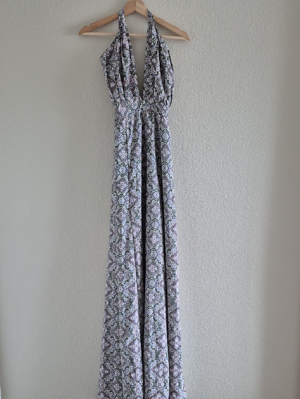 New Southern Fried Chics Halter Maxi Dress Size Small